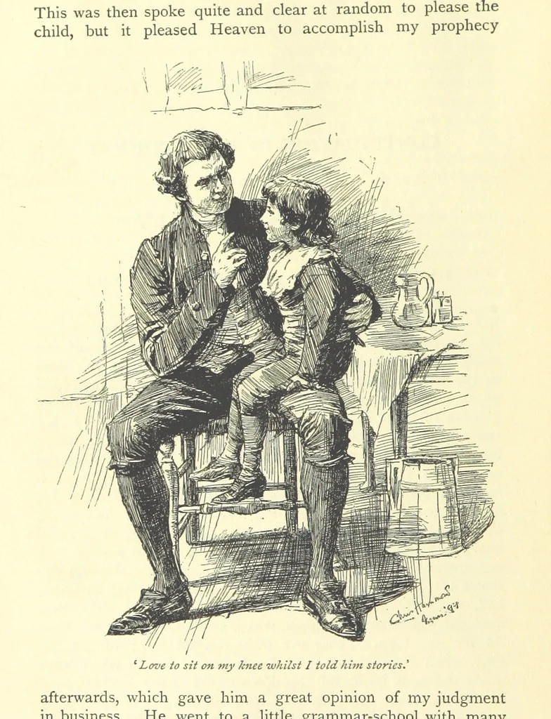 An illustration from Castle Rackrent and The Absentee ... With an introduction by Anne Thackeray Ritchie, 1895, leaf 84