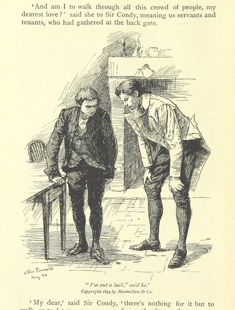 An illustration from Castle Rackrent and The Absentee ... With an introduction by Anne Thackeray Ritchie, 1895, leaf 90