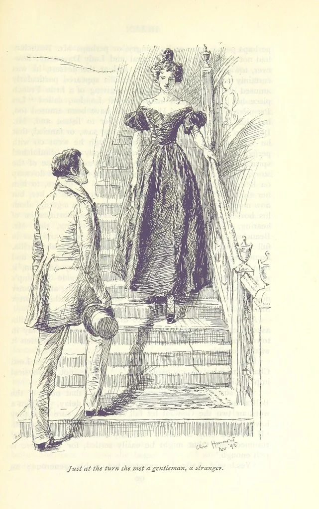 An illustration from Helen ... Illustrated by C. Hammond. With an introduction by Anne Thackeray Ritchie, 1896, leaf 111