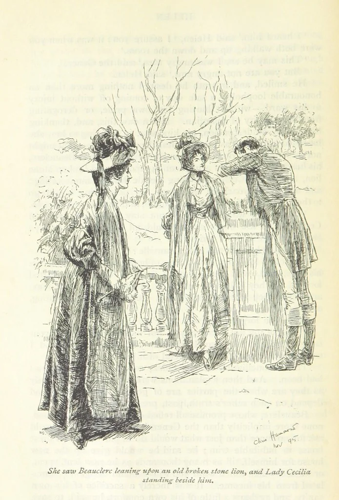 An illustration from Helen ... Illustrated by C. Hammond. With an introduction by Anne Thackeray Ritchie, 1896, leaf 138
