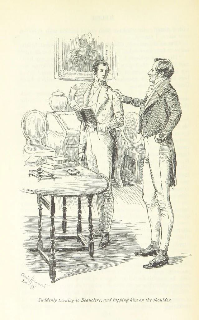 An illustration from Helen ... Illustrated by C. Hammond. With an introduction by Anne Thackeray Ritchie, 1896, leaf 186