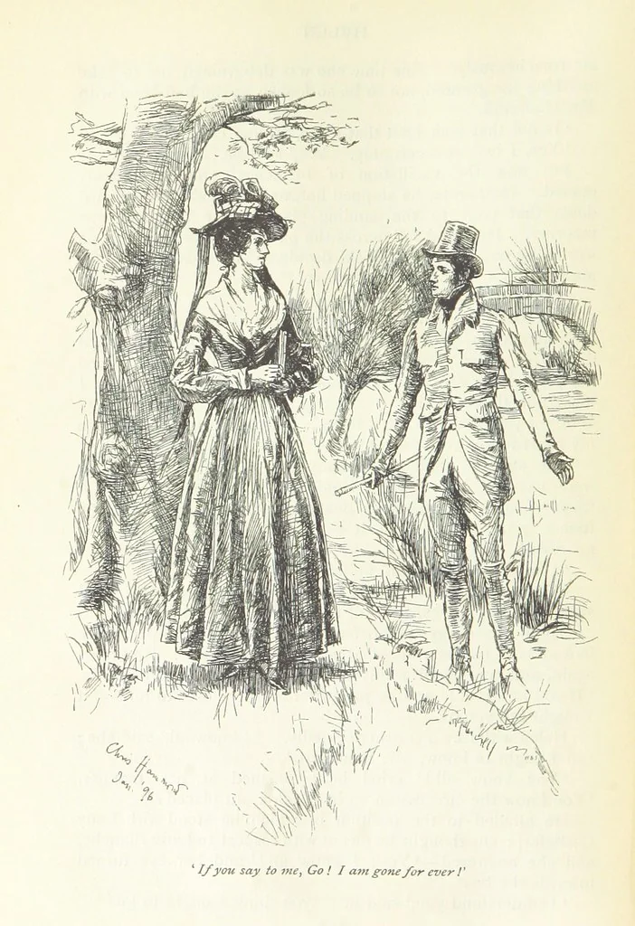 An illustration from Helen ... Illustrated by C. Hammond. With an introduction by Anne Thackeray Ritchie, 1896, leaf 236