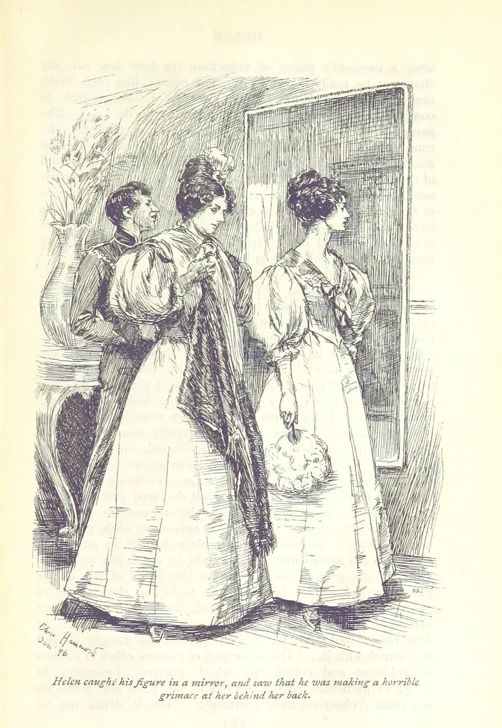 An illustration from Helen ... Illustrated by C. Hammond. With an introduction by Anne Thackeray Ritchie, 1896, leaf 305