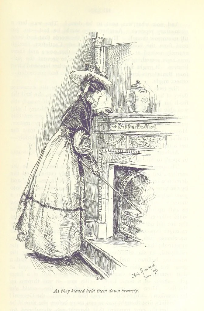 An illustration from Helen ... Illustrated by C. Hammond. With an introduction by Anne Thackeray Ritchie, 1896, leaf 413