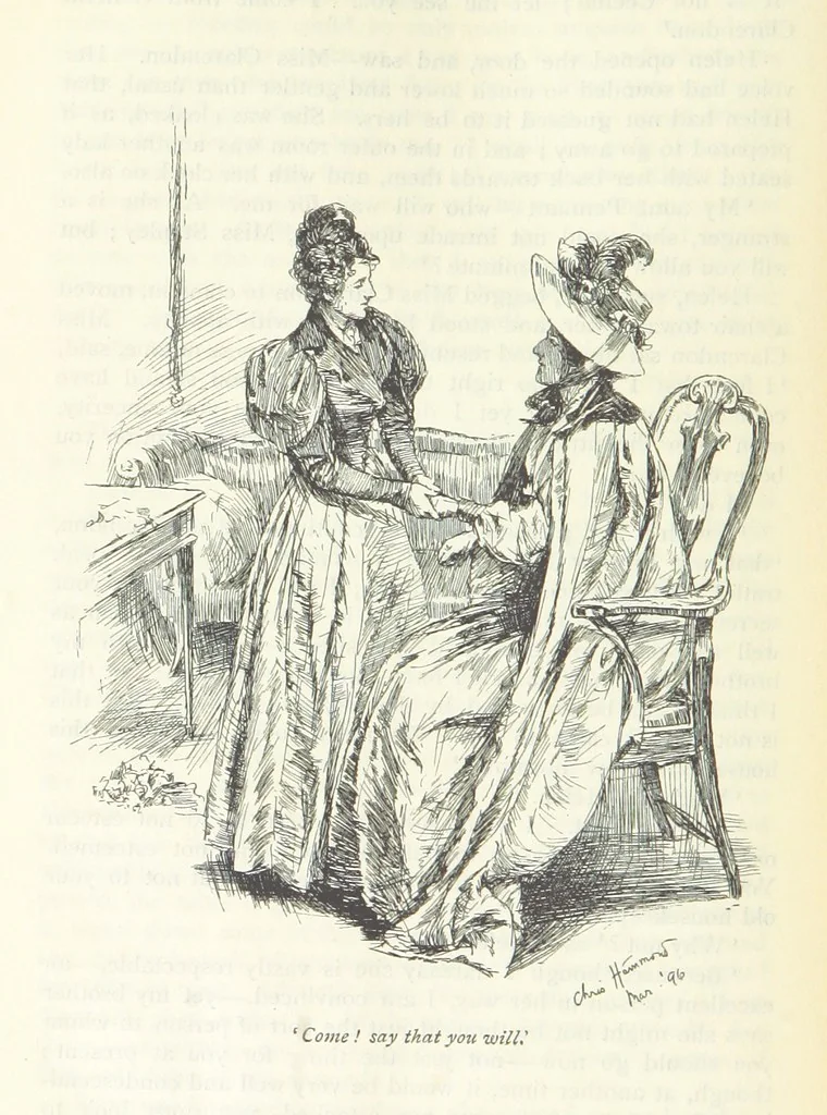 An illustration from Helen ... Illustrated by C. Hammond. With an introduction by Anne Thackeray Ritchie, 1896, leaf 448