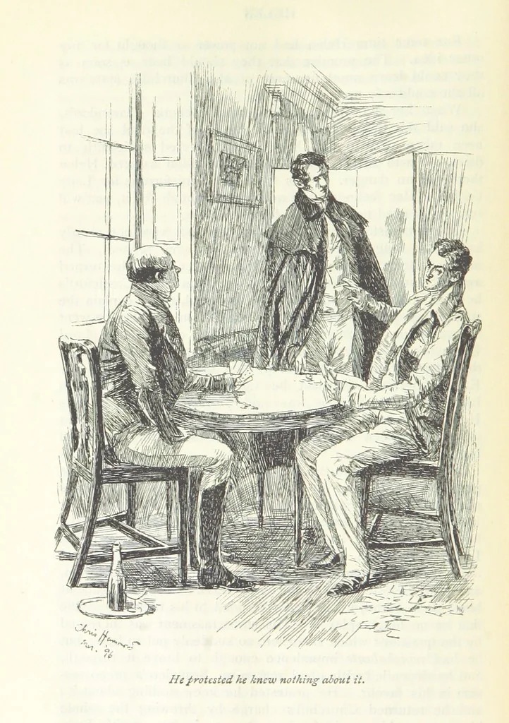 An illustration from Helen ... Illustrated by C. Hammond. With an introduction by Anne Thackeray Ritchie, 1896, leaf 456