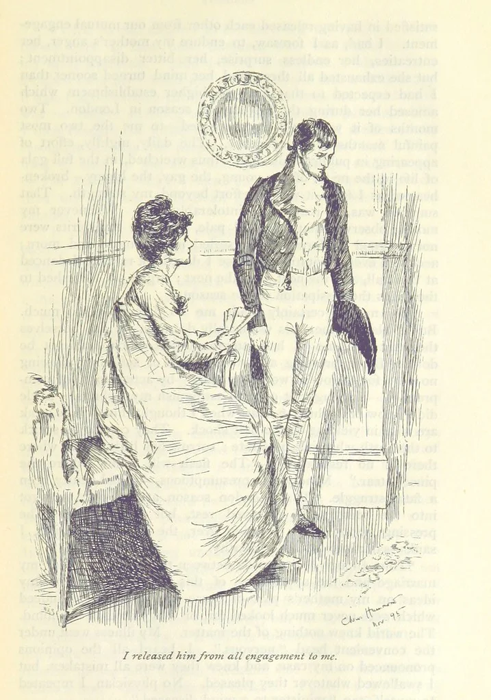 An illustration from Helen ... Illustrated by C. Hammond. With an introduction by Anne Thackeray Ritchie, 1896, leaf 89