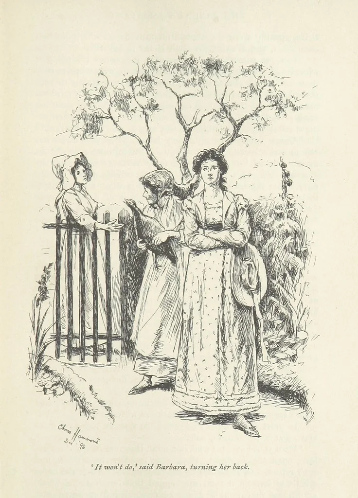 An illustration from The Parent's Assistant ... Illustrated by Chris. Hammond. With an introduction by Anne Thackeray Ritchie, 1897, leaf 109
