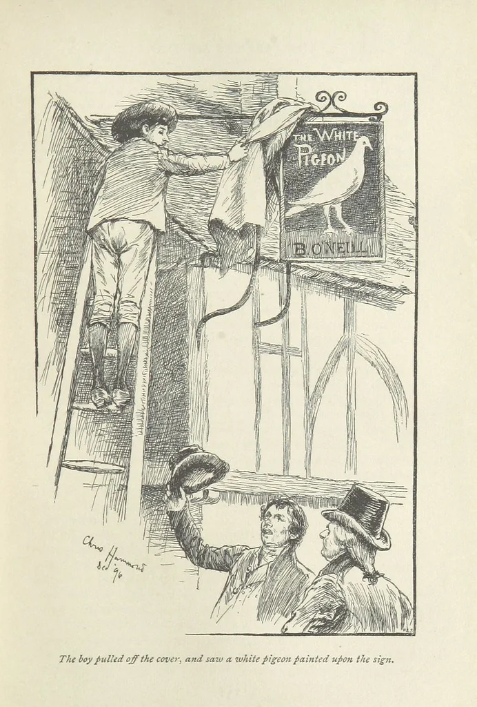 An illustration from The Parent's Assistant ... Illustrated by Chris. Hammond. With an introduction by Anne Thackeray Ritchie, 1897, leaf 175