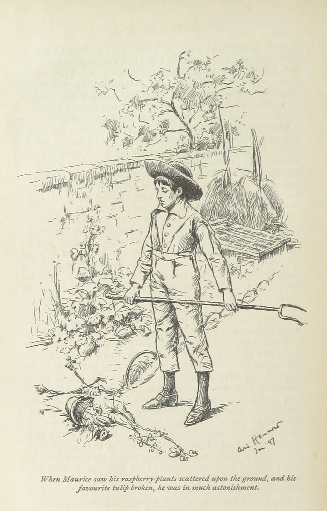 An illustration from The Parent's Assistant ... Illustrated by Chris. Hammond. With an introduction by Anne Thackeray Ritchie, 1897, leaf 252