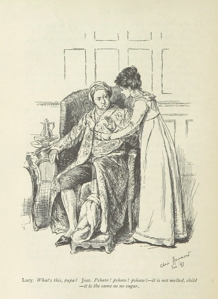 An illustration from The Parent's Assistant ... Illustrated by Chris. Hammond. With an introduction by Anne Thackeray Ritchie, 1897, leaf 284