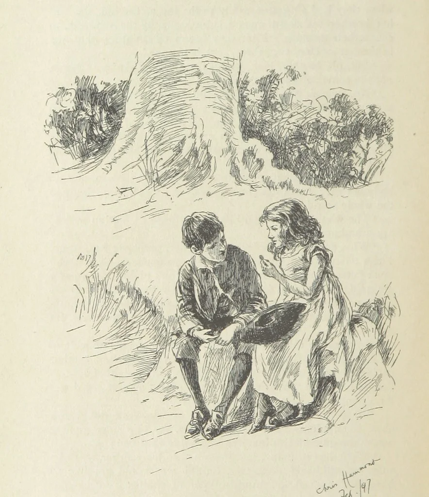 An illustration from The Parent's Assistant ... Illustrated by Chris. Hammond. With an introduction by Anne Thackeray Ritchie, 1897, leaf 480