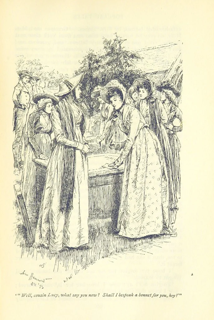 An illustration from Popular Tales ... Illustrated by ... C. Hammond. With an introduction by Anne Thackeray Ritchie, 1895, leaf 119