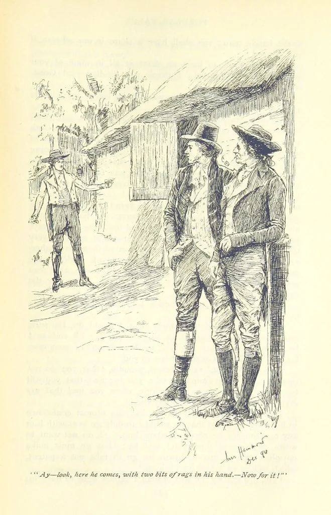 An illustration from Popular Tales ... Illustrated by ... C. Hammond. With an introduction by Anne Thackeray Ritchie, 1895, leaf 125