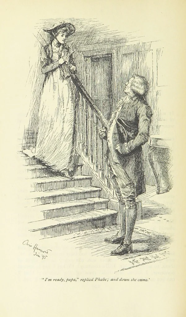 An illustration from Popular Tales ... Illustrated by ... C. Hammond. With an introduction by Anne Thackeray Ritchie, 1895, leaf 132