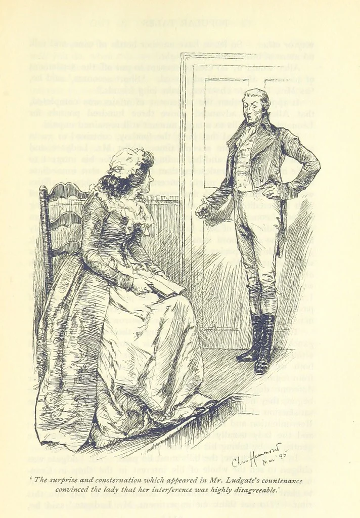 An illustration from Popular Tales ... Illustrated by ... C. Hammond. With an introduction by Anne Thackeray Ritchie, 1895, leaf 175