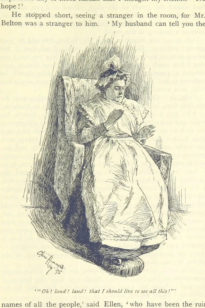 An illustration from Popular Tales ... Illustrated by ... C. Hammond. With an introduction by Anne Thackeray Ritchie, 1895, leaf 219