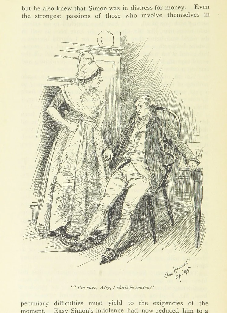 An illustration from Popular Tales ... Illustrated by ... C. Hammond. With an introduction by Anne Thackeray Ritchie, 1895, leaf 254