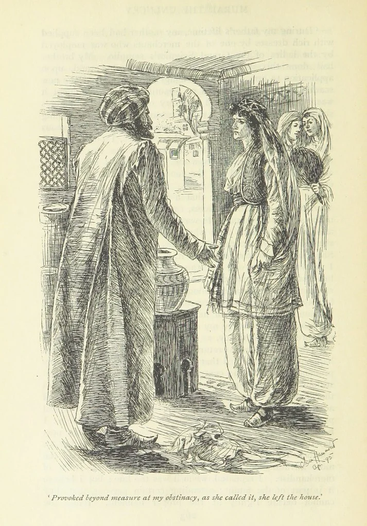 An illustration from Popular Tales ... Illustrated by ... C. Hammond. With an introduction by Anne Thackeray Ritchie, 1895, leaf 288