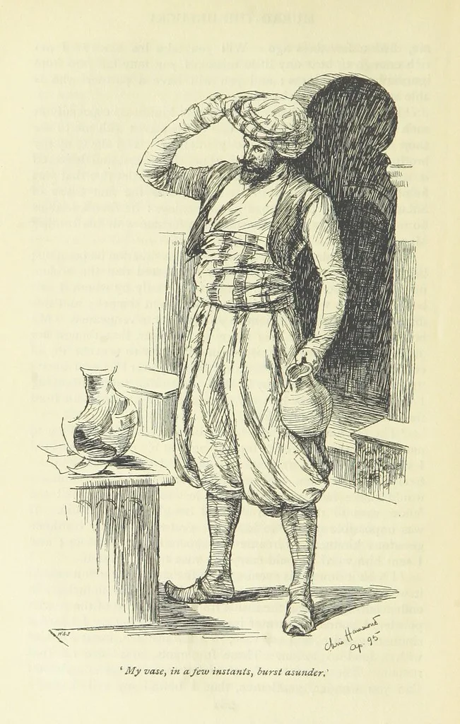 An illustration from Popular Tales ... Illustrated by ... C. Hammond. With an introduction by Anne Thackeray Ritchie, 1895, leaf 306