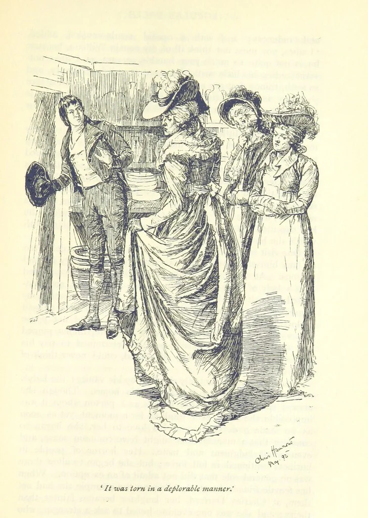 An illustration from Popular Tales ... Illustrated by ... C. Hammond. With an introduction by Anne Thackeray Ritchie, 1895, leaf 325