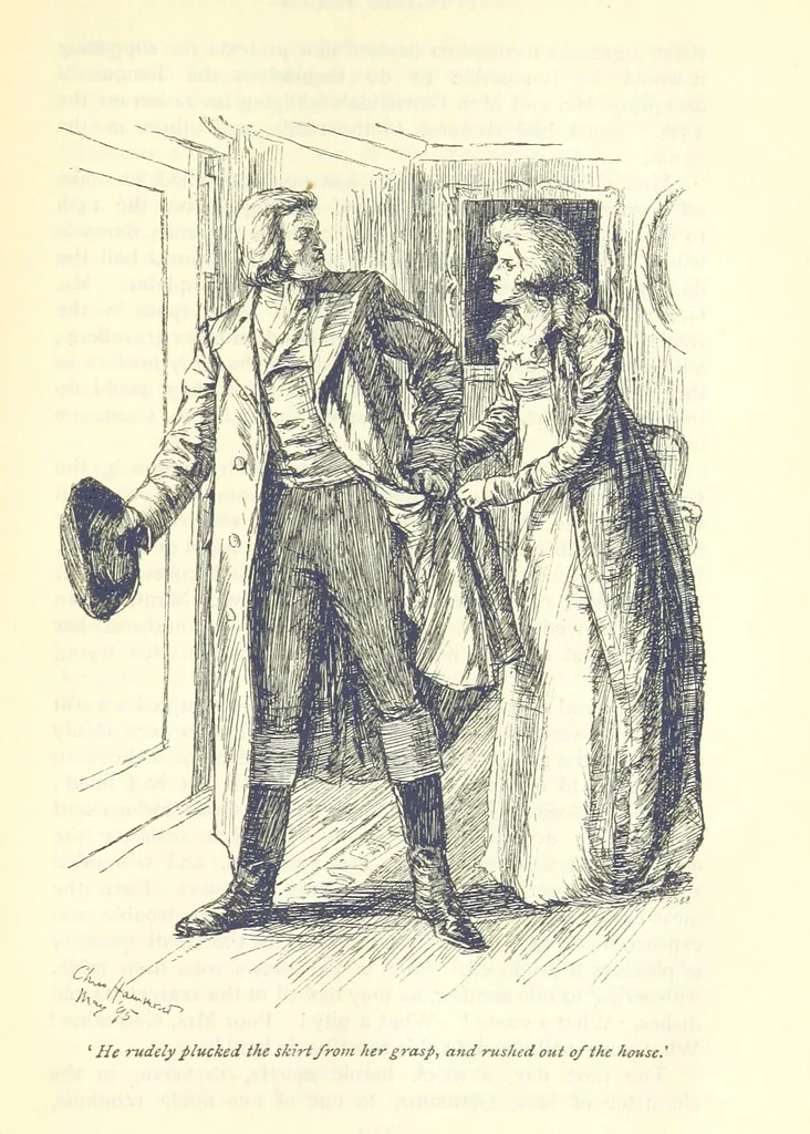 An illustration from Popular Tales ... Illustrated by ... C. Hammond. With an introduction by Anne Thackeray Ritchie, 1895, leaf 333