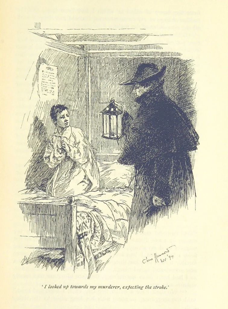 An illustration from Popular Tales ... Illustrated by ... C. Hammond. With an introduction by Anne Thackeray Ritchie, 1895, leaf 37