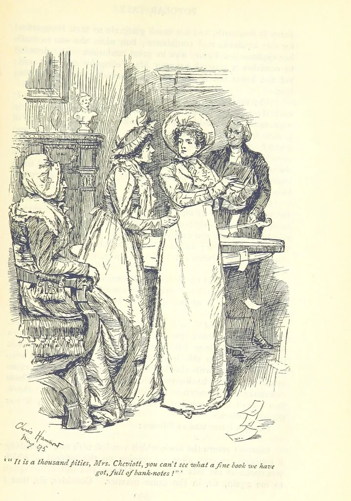 An illustration from Popular Tales ... Illustrated by ... C. Hammond. With an introduction by Anne Thackeray Ritchie, 1895, leaf 413