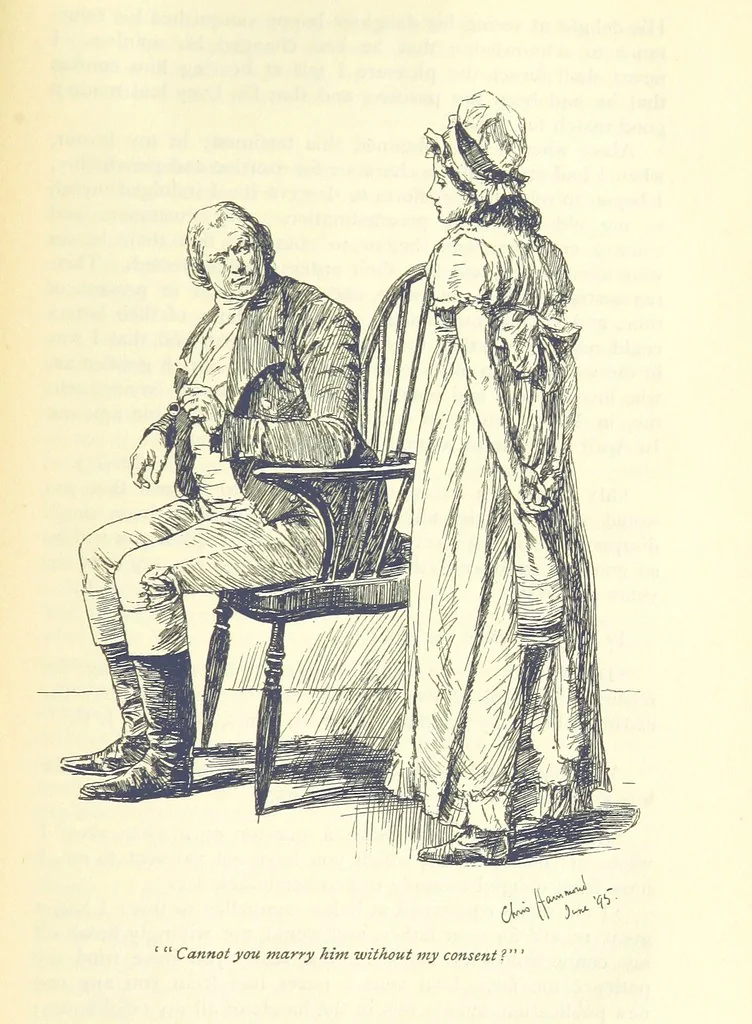 An illustration from Popular Tales ... Illustrated by ... C. Hammond. With an introduction by Anne Thackeray Ritchie, 1895, leaf 495