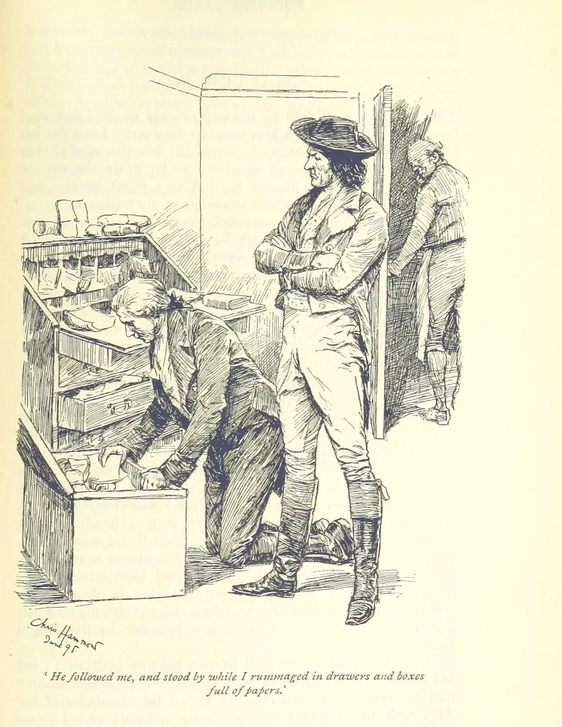 An illustration from Popular Tales ... Illustrated by ... C. Hammond. With an introduction by Anne Thackeray Ritchie, 1895, leaf 501