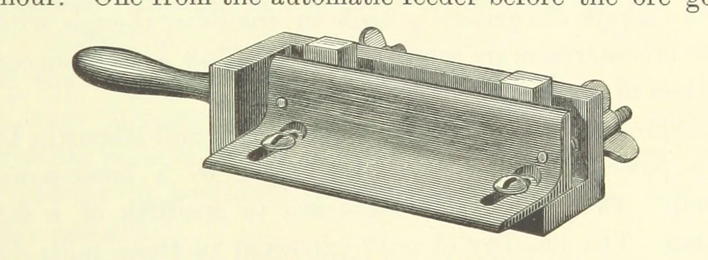 An illustration from The Metallurgy of Silver, Gold, and Mercury in the United States, 1887, leaf 163