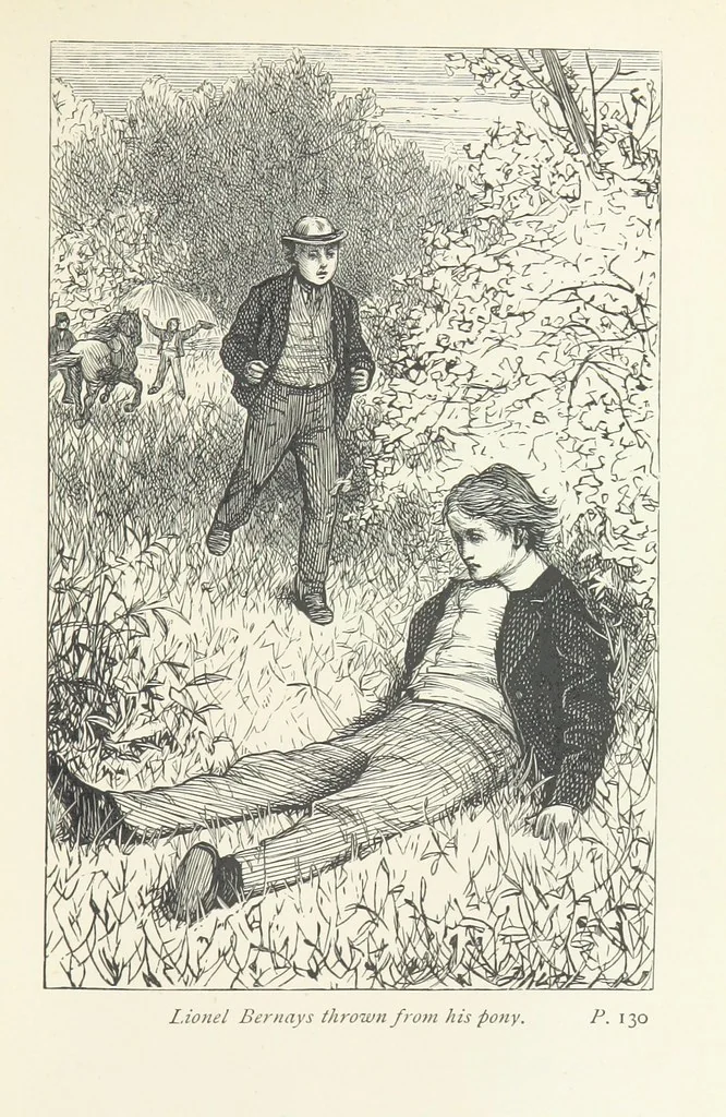 An illustration from The Young Squire: or, Peter and his Friends, 1872, leaf 151