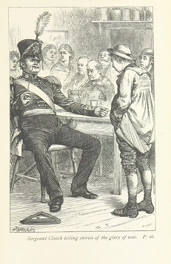 An illustration from The Young Squire: or, Peter and his Friends, 1872, leaf 31