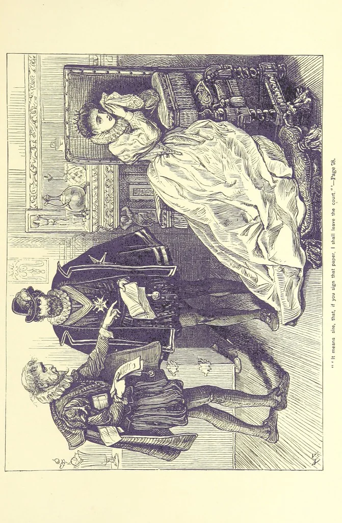 An illustration from Old Court Life in France ... New edition, with ... illustration, etc, 1886, leaf 103