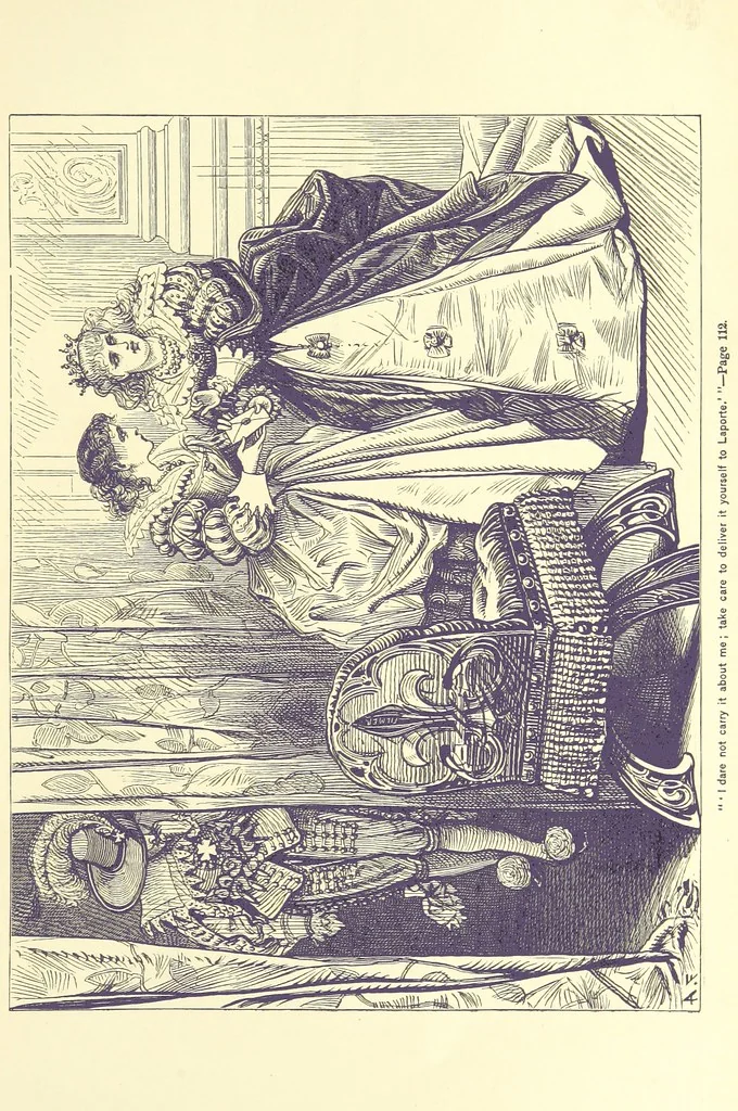 An illustration from Old Court Life in France ... New edition, with ... illustration, etc, 1886, leaf 145