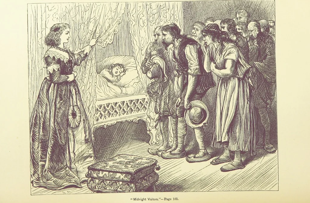 An illustration from Old Court Life in France ... New edition, with ... illustration, etc, 1886, leaf 204