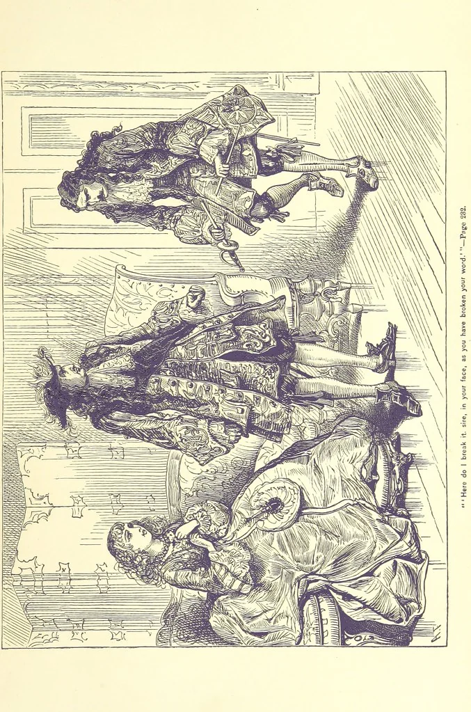 An illustration from Old Court Life in France ... New edition, with ... illustration, etc, 1886, leaf 281