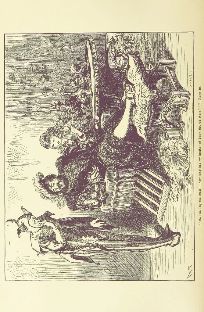 An illustration from Old Court Life in France ... New edition, with ... illustration, etc, 1886, leaf 32