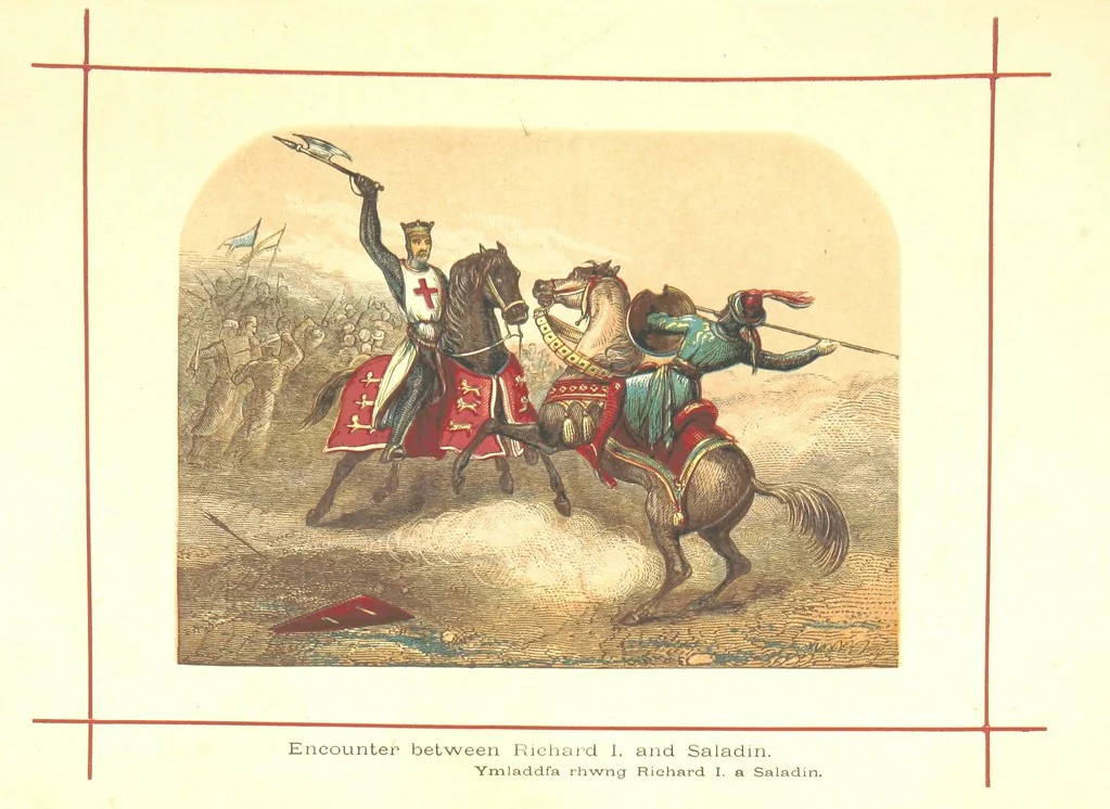 An illustration from Hanes Prydain Fawr: o'r cyfnod boreuaf hyd yr amser presenol, etc. [With plates, 1875, leaf 155