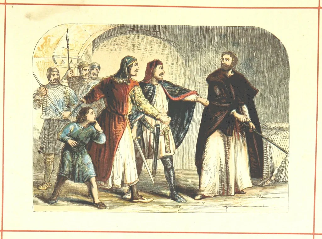 An illustration from Hanes Prydain Fawr: o'r cyfnod boreuaf hyd yr amser presenol, etc. [With plates, 1875, leaf 161
