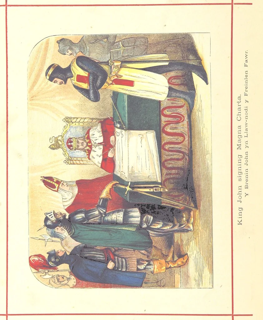 An illustration from Hanes Prydain Fawr: o'r cyfnod boreuaf hyd yr amser presenol, etc. [With plates, 1875, leaf 194