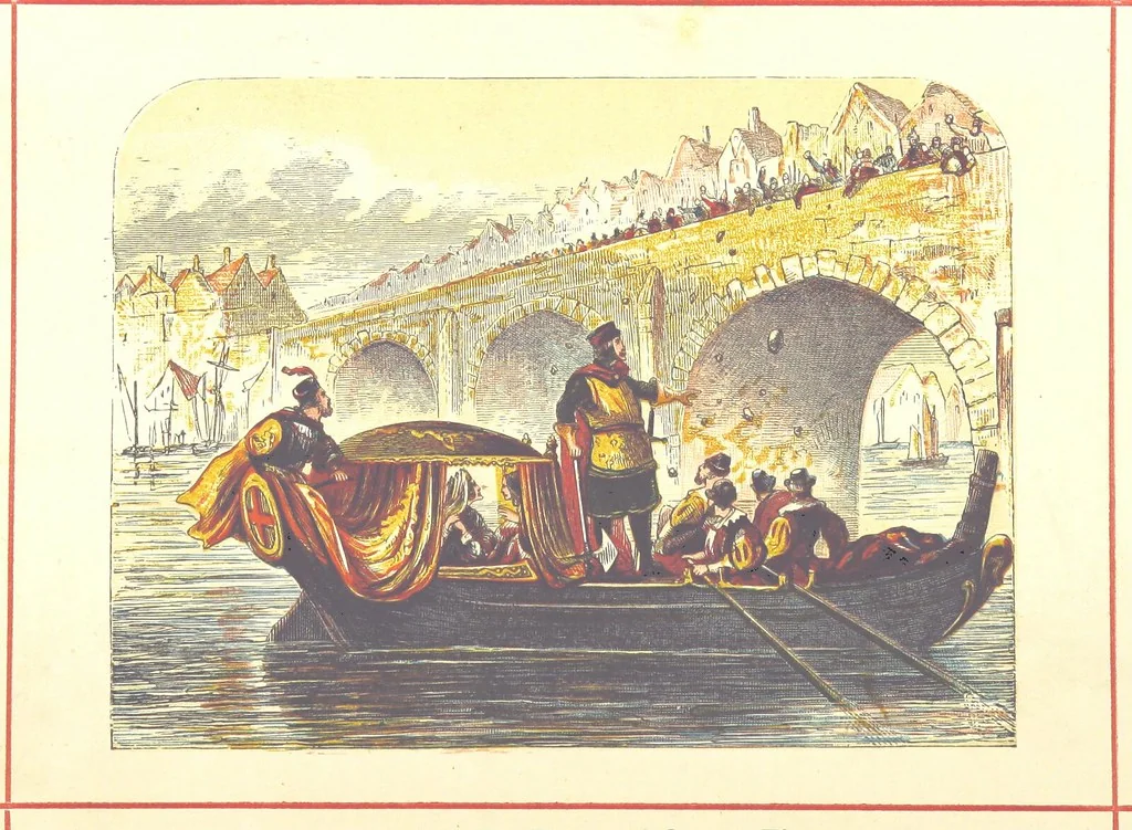 An illustration from Hanes Prydain Fawr: o'r cyfnod boreuaf hyd yr amser presenol, etc. [With plates, 1875, leaf 220