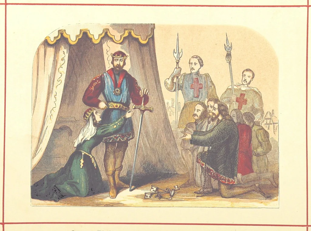An illustration from Hanes Prydain Fawr: o'r cyfnod boreuaf hyd yr amser presenol, etc. [With plates, 1875, leaf 316