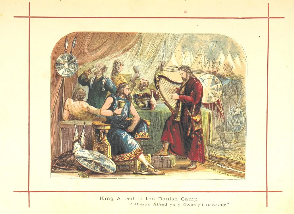 An illustration from Hanes Prydain Fawr: o'r cyfnod boreuaf hyd yr amser presenol, etc. [With plates, 1875, leaf 35