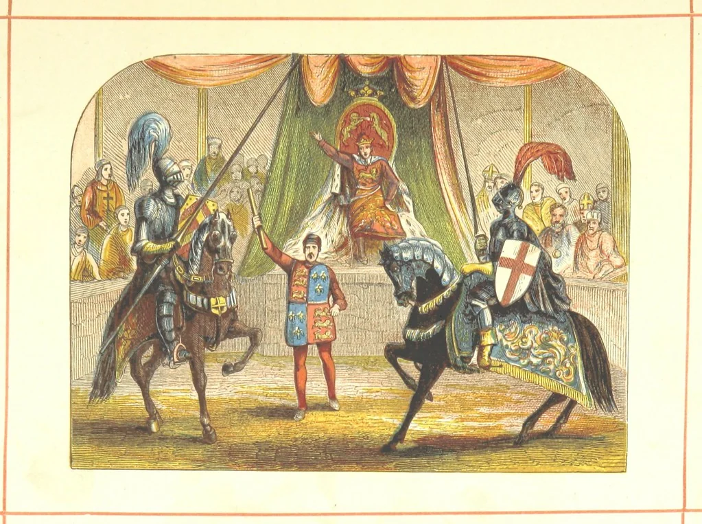An illustration from Hanes Prydain Fawr: o'r cyfnod boreuaf hyd yr amser presenol, etc. [With plates, 1875, leaf 367