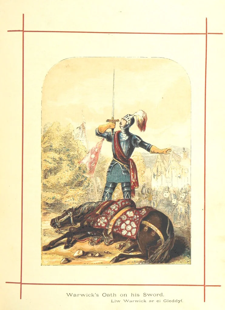 An illustration from Hanes Prydain Fawr: o'r cyfnod boreuaf hyd yr amser presenol, etc. [With plates, 1875, leaf 475
