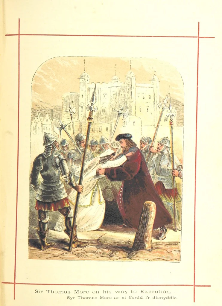An illustration from Hanes Prydain Fawr: o'r cyfnod boreuaf hyd yr amser presenol, etc. [With plates, 1875, leaf 621
