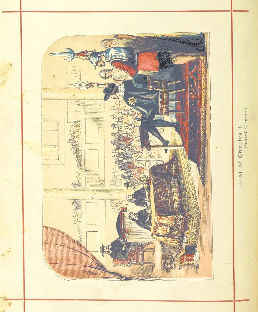 An illustration from Hanes Prydain Fawr: o'r cyfnod boreuaf hyd yr amser presenol, etc. [With plates, 1875, leaf 120
