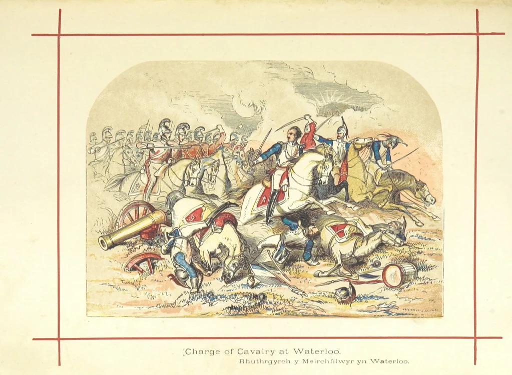 An illustration from Hanes Prydain Fawr: o'r cyfnod boreuaf hyd yr amser presenol, etc. [With plates, 1875, leaf 387