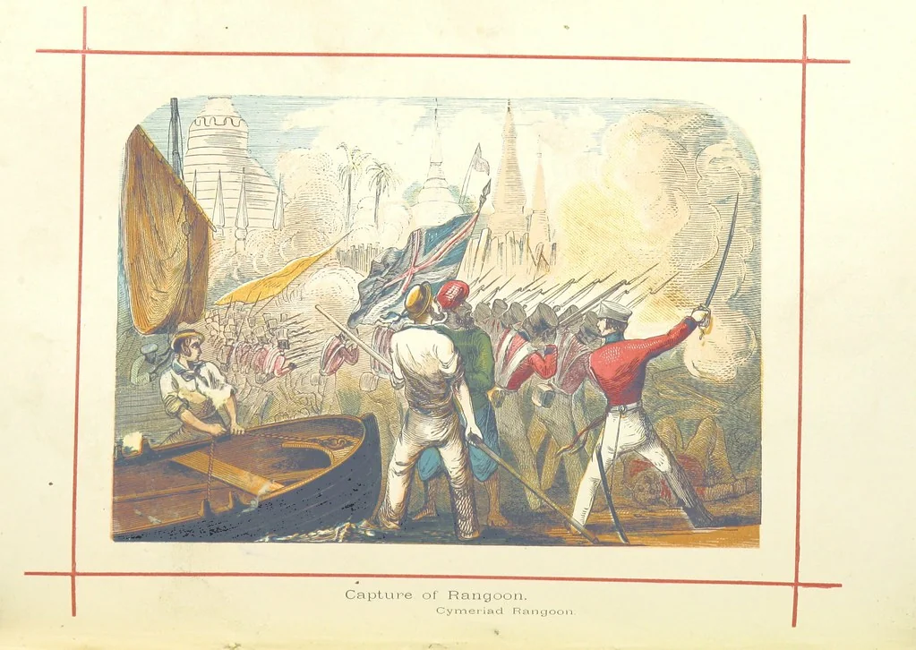 An illustration from Hanes Prydain Fawr: o'r cyfnod boreuaf hyd yr amser presenol, etc. [With plates, 1875, leaf 516